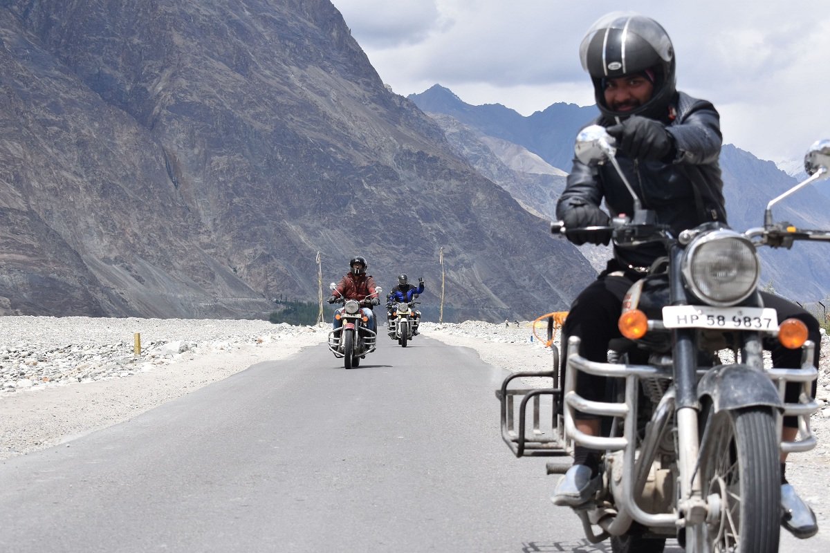 Ladakh road trip group